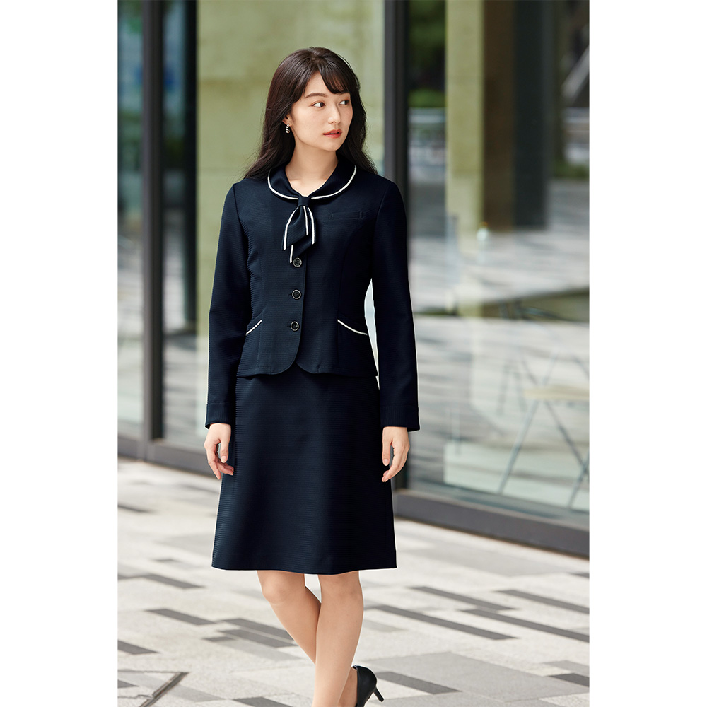 en joie アンジョア 長袖オーバーブラウス  5号〜15号 レディース オフィス 制服 事務服 受付 コンパニオン かわいい クリニック 26607 宅配のみ ジョア en joie アンジョア 長袖オーバーブラウス 5号〜15号