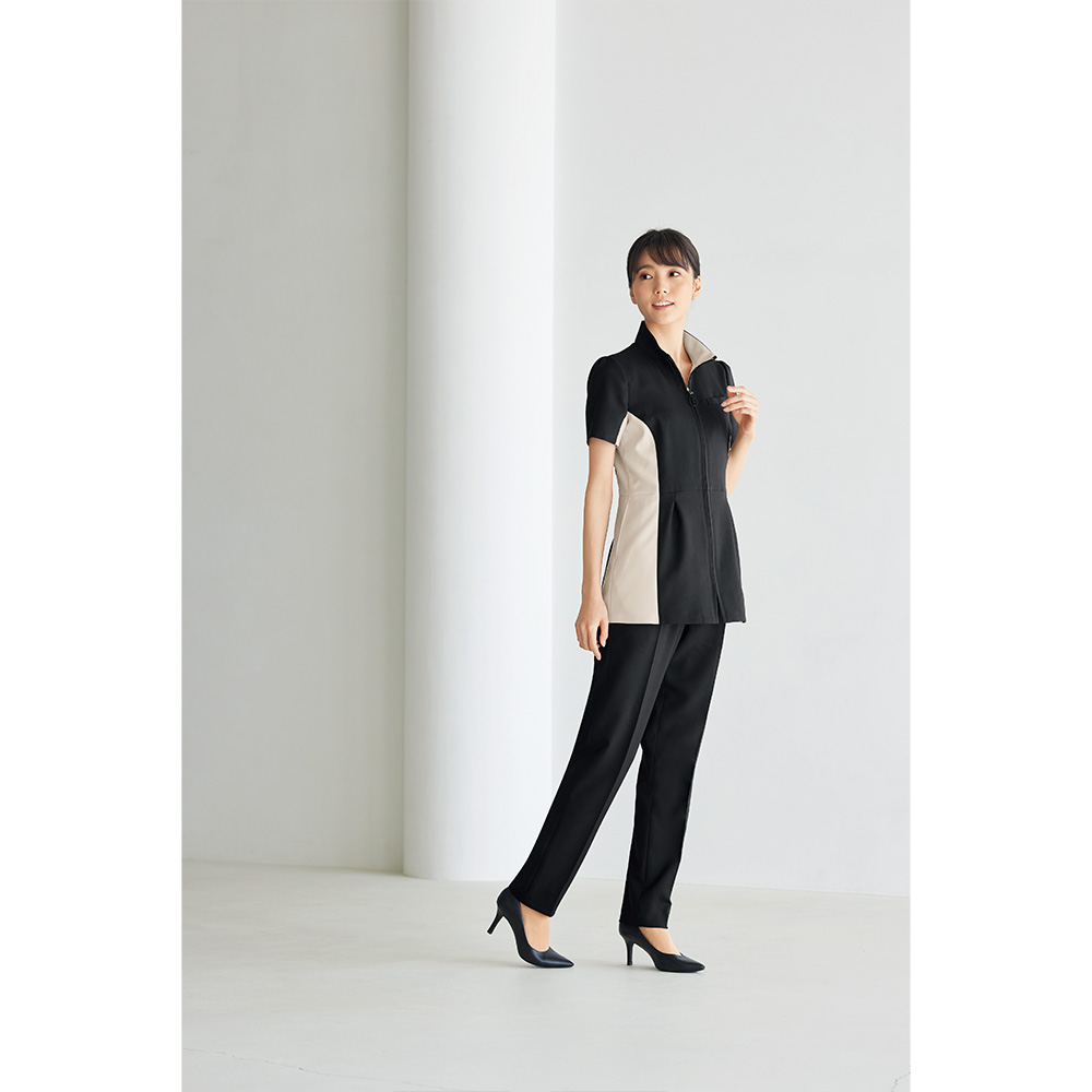 en joie アンジョア チュニックジャケット  5号〜15号 レディース オフィス 制服 事務服 受付 コンパニオン かわいい クリニック42050 宅配のみ ジョア en joie アンジョア チュニックジャケット 5号〜15号