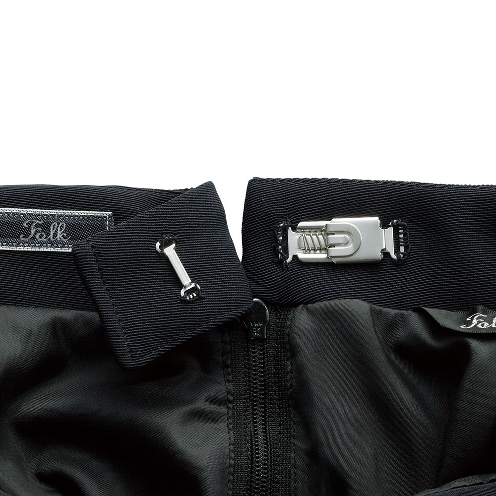 FOLK nuovo フォーク ヌーヴォ  21号 23号 バックアップカイロポケット付 ソフトプリーツスカート 事務服 受付 エステ ビジネスカジュアル fs45791 宅配のみ ジョア FOLK nuovo フォーク ヌーヴォ 21号 23号 バックアップカイロ