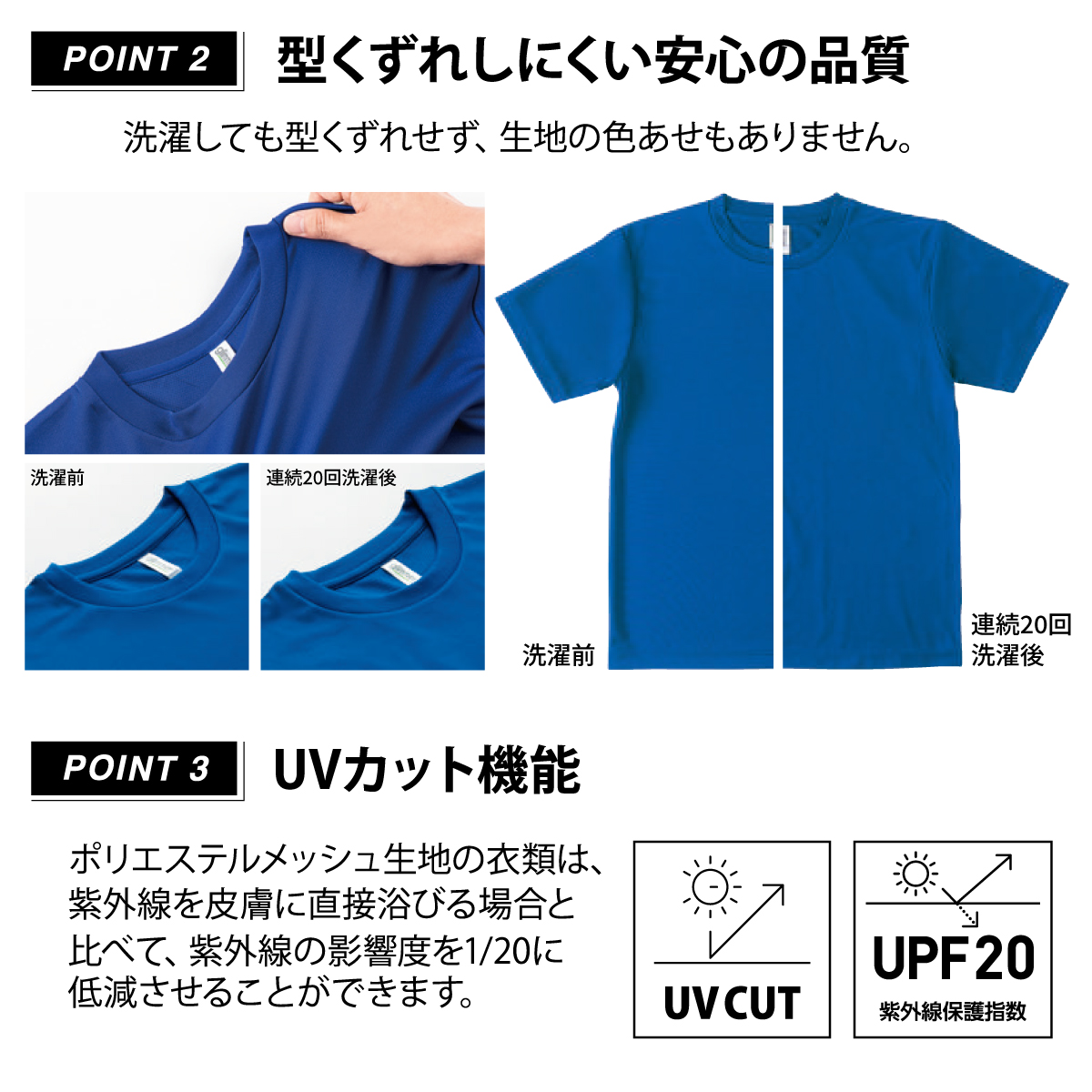 背番号ドライTシャツ キッズ こども 100~150スポーツ プリント 4.4オンス 00300-ACT 名前入り 子供会 メール便可2｜uniformbank｜13