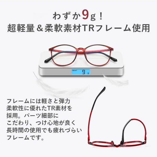 老眼鏡 シニアグラス おしゃれ レディース メンズ ブルーライトカット