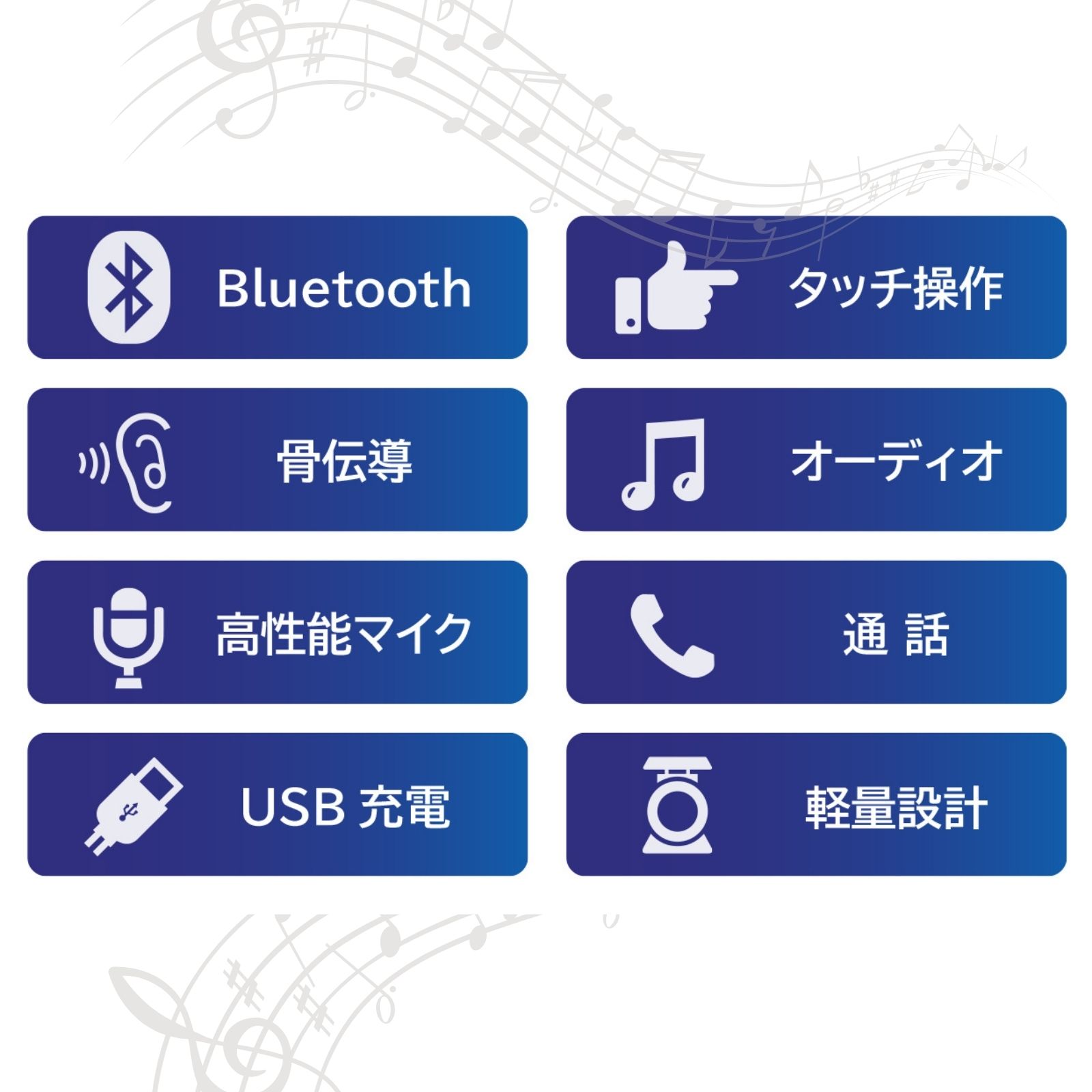 骨伝導オーディオ スマートグラス 【老眼鏡】Bluetooth Ver5.0