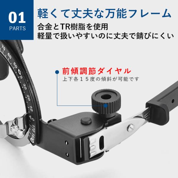 万能トライアルフレーム試験枠 (大人用) 各種調整機能 軽量 万能型