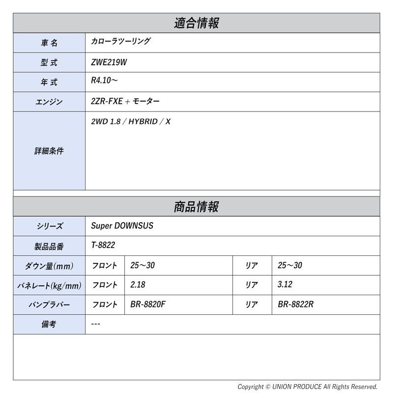 エスペリア]カローラツーリング ZWE219W / 2WD HYBRID 1.8 X(R4.10