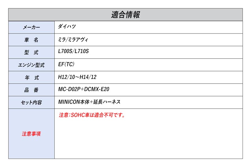 シエクル]L700S/L710S ミラ/ミラアヴィ_EF(TC)(H12/10〜H14/12)用