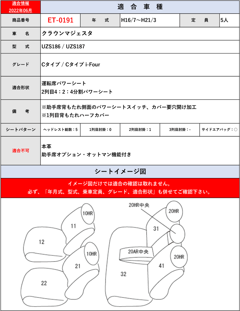 Clazzio]S150_S170_S180系 クラウンマジェスタ(H7/8〜H21/3)用シート