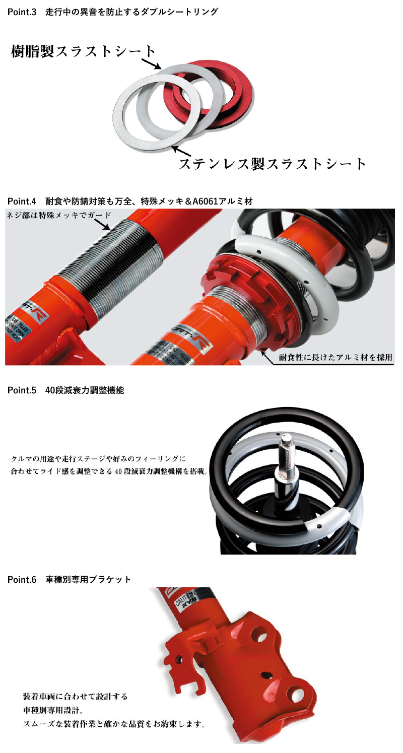 tanabe×SUSTEC PRO CR40]AHR20W エスティマハイブリッド(4WD_2400