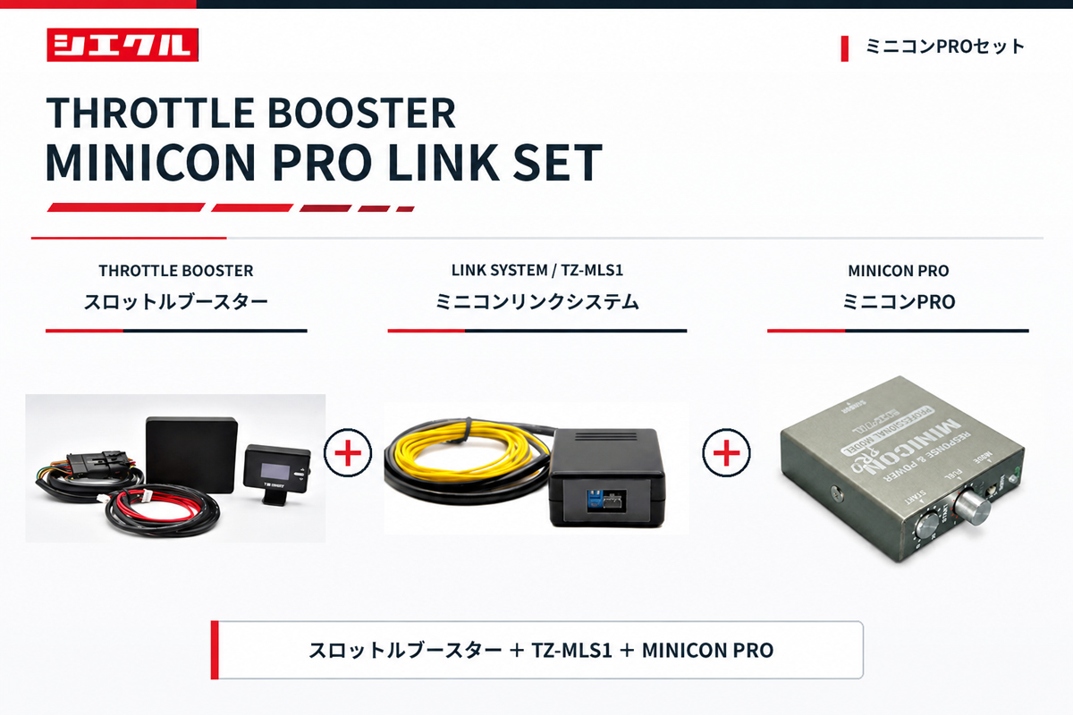 シエクル スロットルブースター ミニコンPROセット