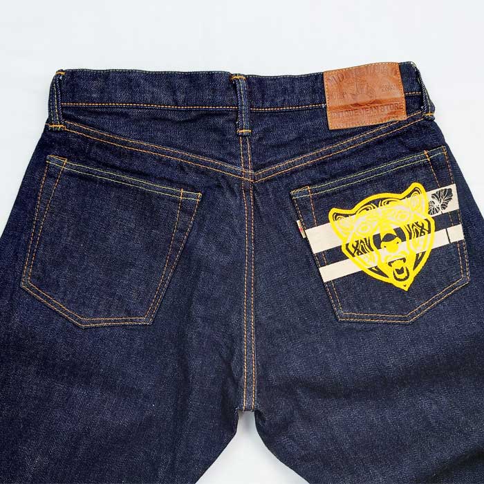 桃太郎ジーンズ × UNIQUE JEAN STORE コラボデニム Corpokkur コロポックル 熊 0201UJS-K 2023年 限定  特別プリント チェーンステッチ 裾上げ無料 送料無料 : 0201ujs-k : UNIQUE JEAN STORE - 通販 -  Yahoo!ショッピング