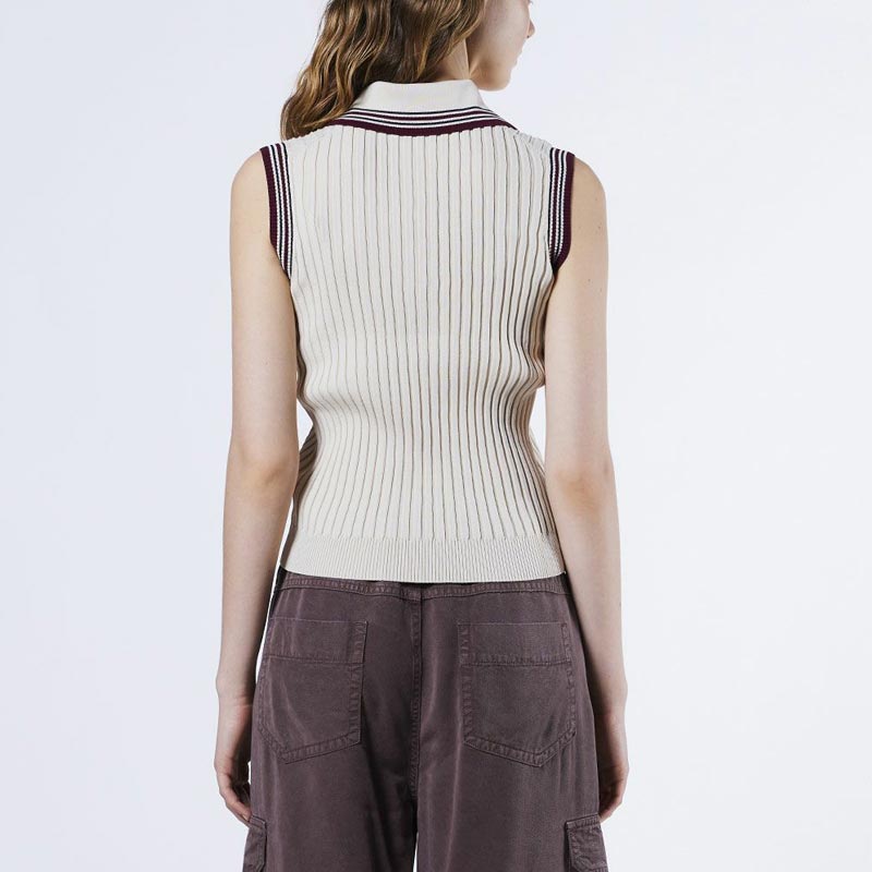 DOUBLE STANDARD CLOTHING - 限定色新品 DOUBLESTANDARDCLOTHING 刺繍ノースリーブ 筆記体DSロゴ刺繍Tシャツ（Tシャツ/カットソー）｜DOUBLE