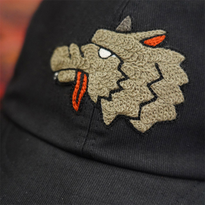 Mr.FATMAN ミスターファットマン 5233005 Wolf HandChainStitch cap