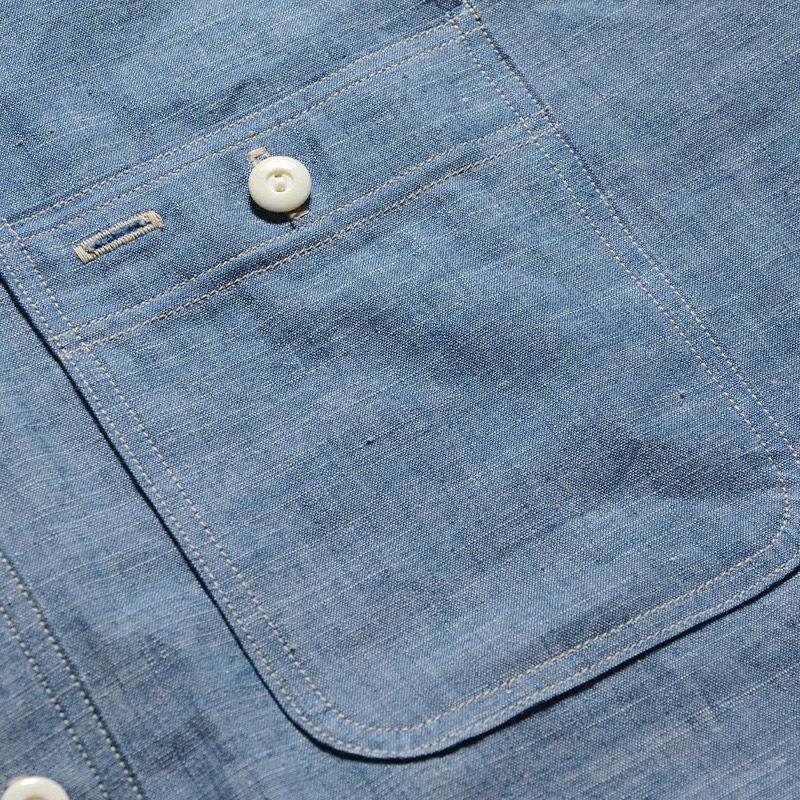DELUXEWARE（デラックスウエア） 7623 56 INDIGO CHAMBRAY メンズ 長袖