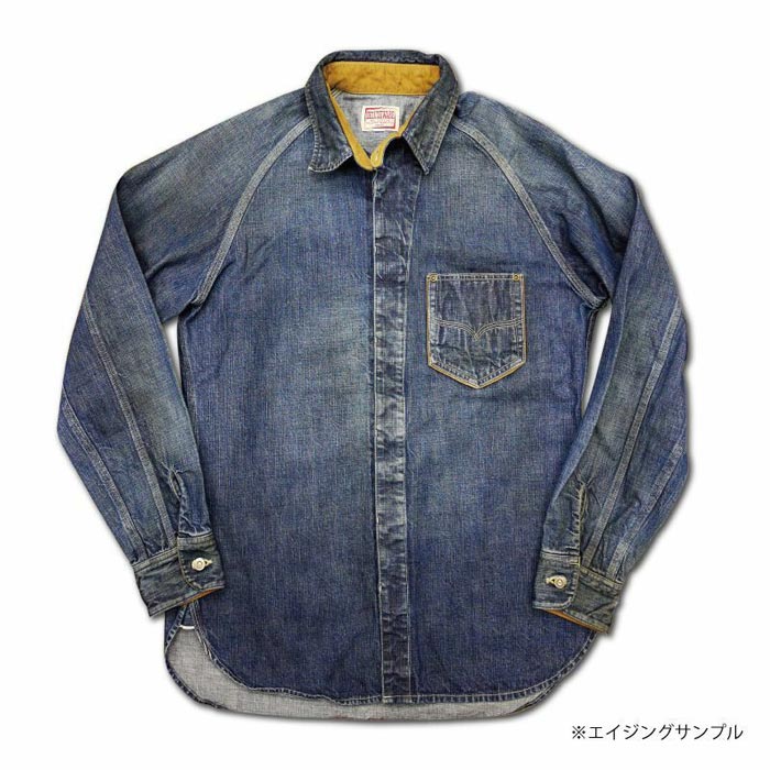 DELUXEWARE デラックスウエア 7640 40s DENIM SHIRT メンズ 