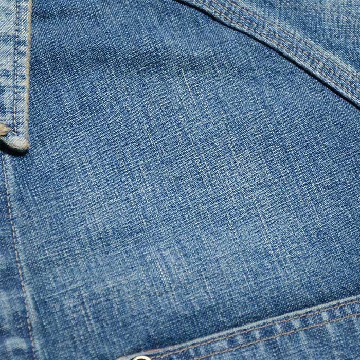 DELUXEWARE デラックスウエア 7640AG 40s DENIM SHIRT AGING MODEL