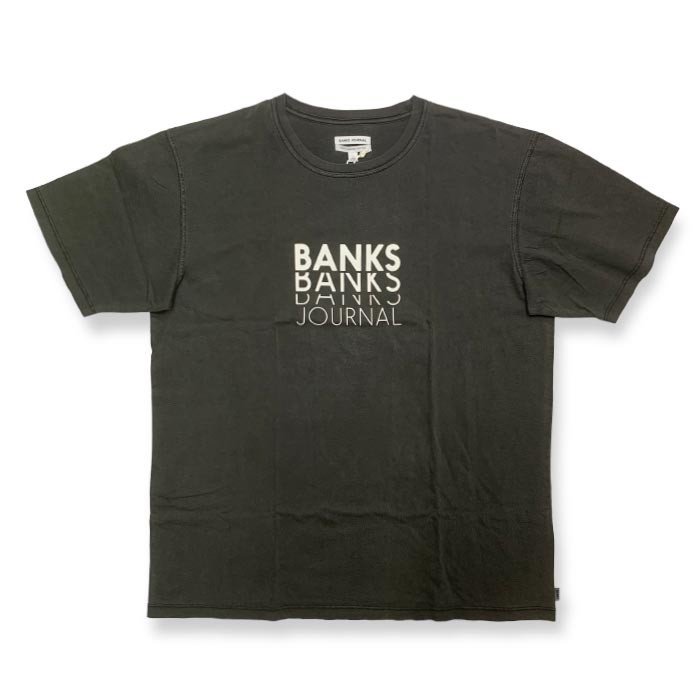 REPEAT TEE SHIRT BANKS バンクス メンズ ATS0490 DIRTY BLACK