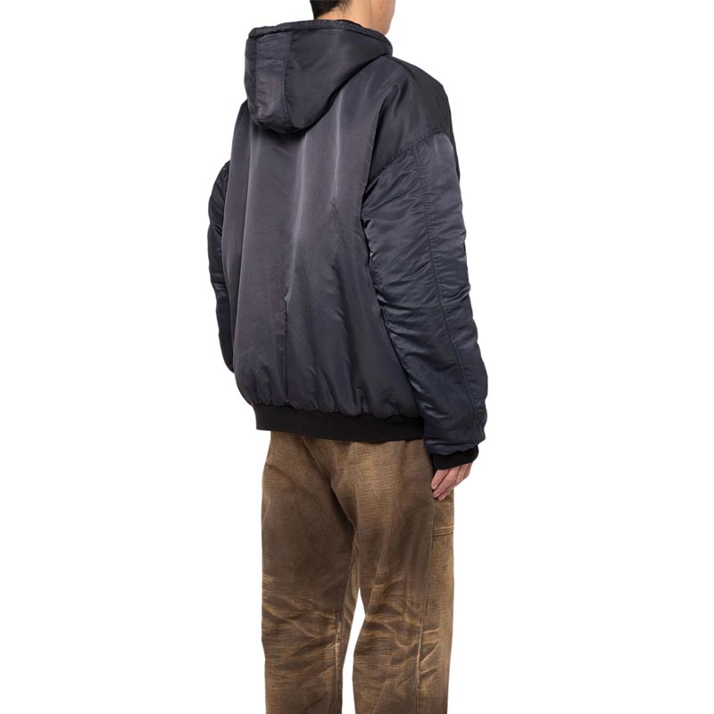 KAMIYA カミヤ G13JK048 Reversible Hooded Blouson ブラック メンズ