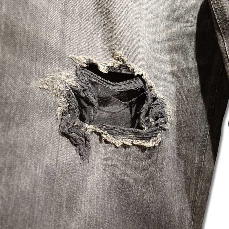 KAMIYA カミヤ G14PT036 Denim Wide Pants ブラック メンズ デニム