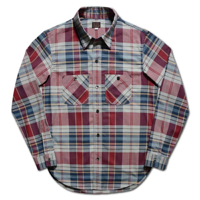 Deluxeware LV-25 カラー グリーンチェック柄 長袖シャツ XL - メルカリ