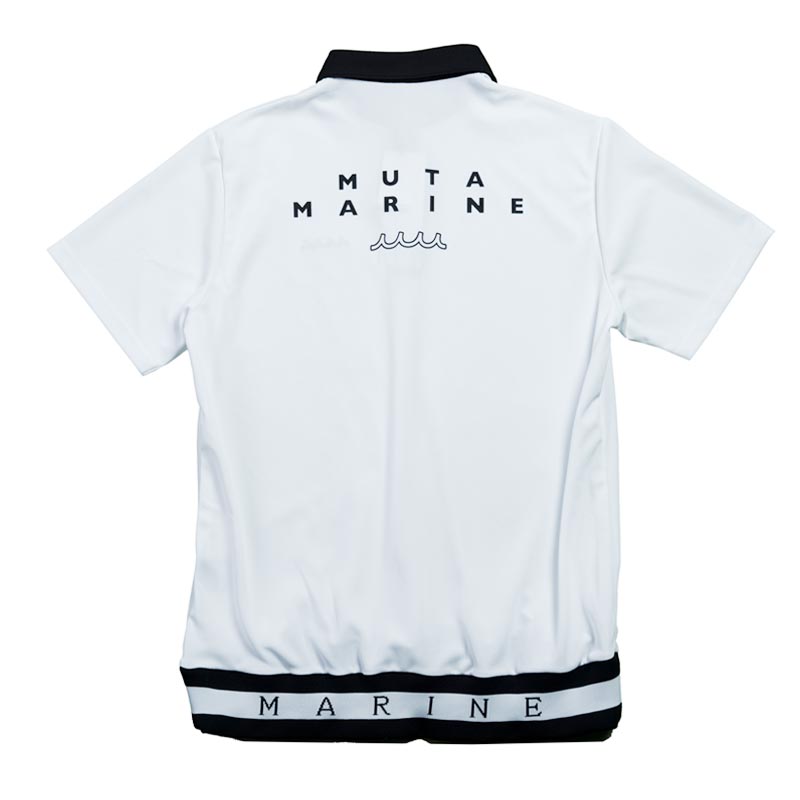 ムータマリン muta MARINE ポロシャツ 4(S) 〜（M）白 ホワイト ワンポイント刺繍 ポロシャツ（ポロシャツ）｜muta marine golf