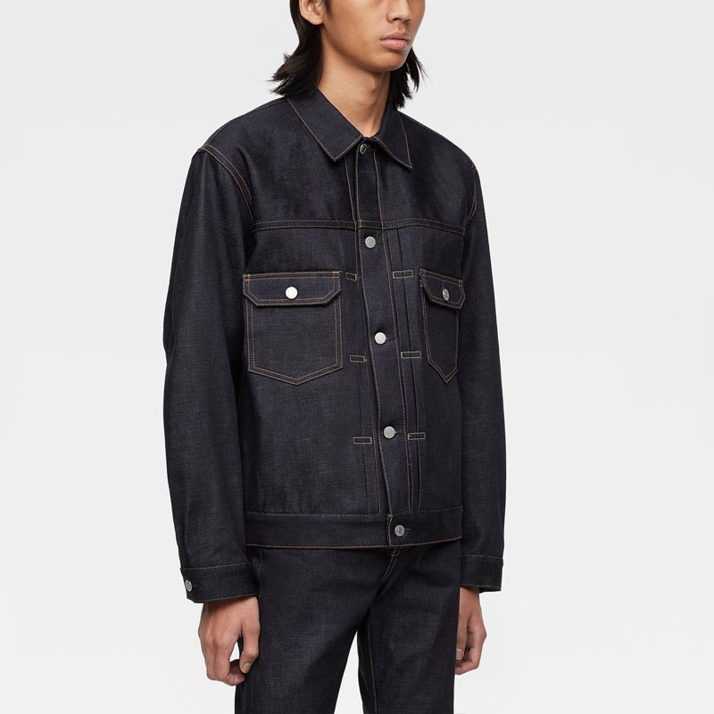 桃太郎ジーンズ　セカンドタイプ　デニムジャケット　黒　M 桃太郎ジーンズ（MOMOTARO JEANS） MMGJ0002 #002 STANDARD DENIM