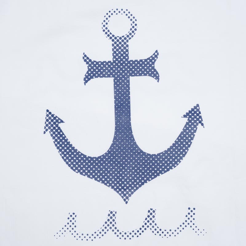 【ムータマリン】半袖カットソー (8) カラフル波模様 ホワイト プリントT RAINBOW WAVE Tシャツ ver2（Tシャツ/カットソー）｜muta marine