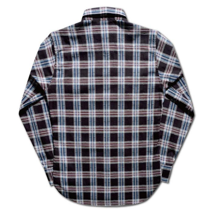 デラックスウエア　ネルシャツ　M DELUXEWARE（デラックスウエア） MVS-12 NATIVE BLK ネイティブライト