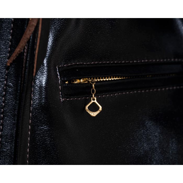 【日本製】Y’2LEATHER x UNIQUE レザージャケット 黒 36 日本製】Y'2LEATHER x UNIQUE レザージャケット 黒 36