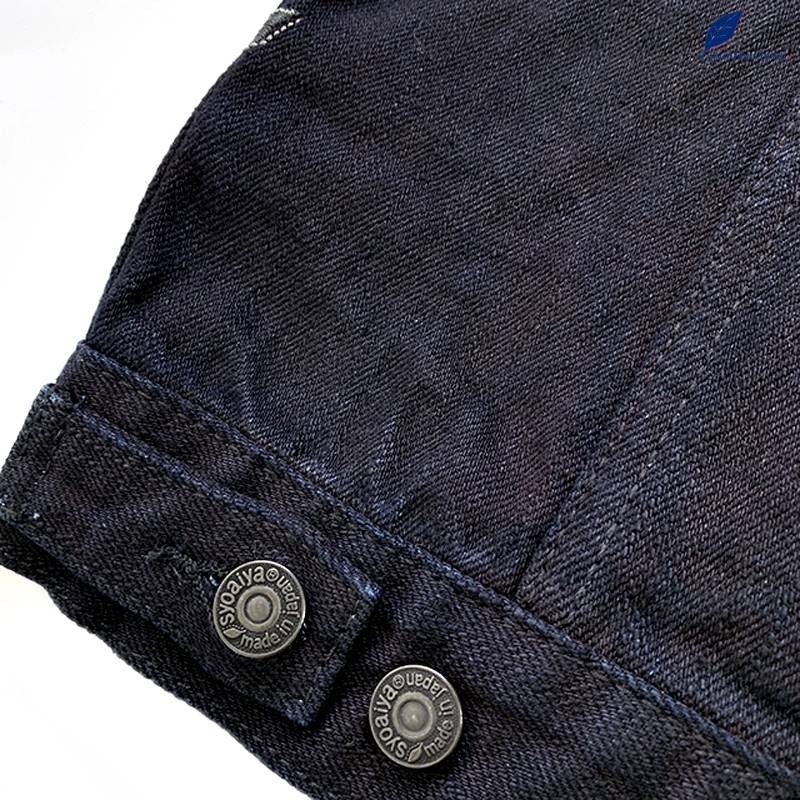 18oz. Indigo + Black Type 2 Jacket Gジャン デニムジャケット pure