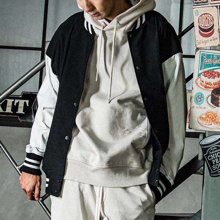 RESOUND CLOTHING リサウンドクロージング RC31-JK-007 TECH OVER VARSITY JACKET BKWH メンズ  アウター スタジャン 2024年春夏 送料無料 : rc31-jk-007 : UNIQUE JEAN STORE - 通販 -  Yahoo!ショッピング