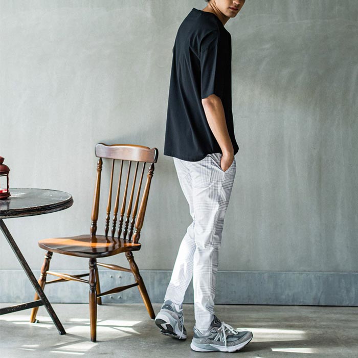 RESOUND CLOTHING スラックスイージーパンツ RESOUND CLOTHING(リサウンドクロージング) =CHRIS EASY TUCK