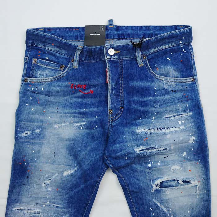 DSQUARED2 ディースクエアード S71LB1029 Medium Breeze Wash Skater 