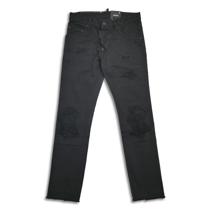 30%OFF DSQUARED2 ディースクエアード S71LB1055 SKATER JEANS メンズ  
