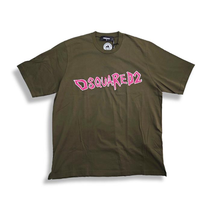 DSQUARED2 ディースクエアード S74GD0935 D2 ROCK SLOUCH T-Shi...