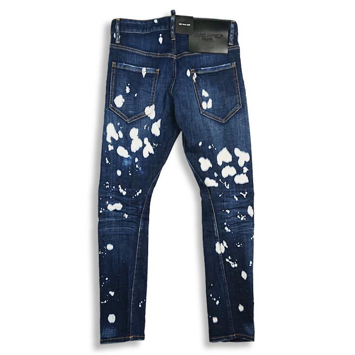 SALE DSQUARED2 ディースクエアード S74LB0964 Sexy Twist Bleach Splash Cool Guy Jeans  セクシーツイスト メンズ デニム 正規品 送料無料 返品交換不可