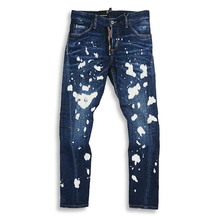 SALE DSQUARED2 ディースクエアード S74LB0964 Sexy Twist Bleach Splash Cool Guy Jeans  セクシーツイスト メンズ デニム 正規品 送料無料 返品交換不可