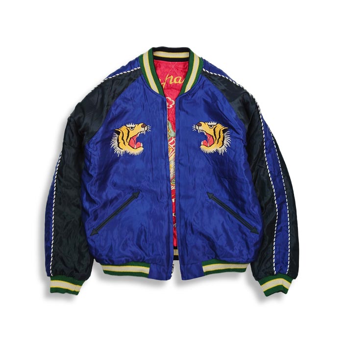 テーラー東洋 Lot No. TT15174-128 Mid 1950s Style Acetate Quilted Souvenir Jacket “DRAGON & TIGER” × “FLYING DRAGON”  2022年秋冬 送料無料