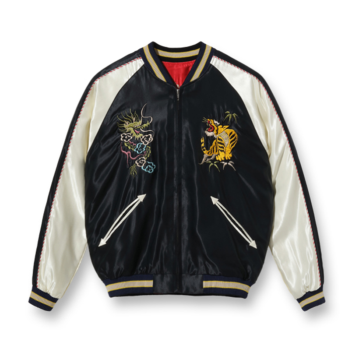 テーラー東洋 Lot No. TT15273-119 / Late 1940s - Early 1950s Style Acetate  Souvenir Jacket “DRAGON HEAD” × “JAPAN MAP” BLACK スカジャン 送料無料 : tt15273-119  : UNIQUE JEAN STORE - 通販 - Yahoo!ショッピング