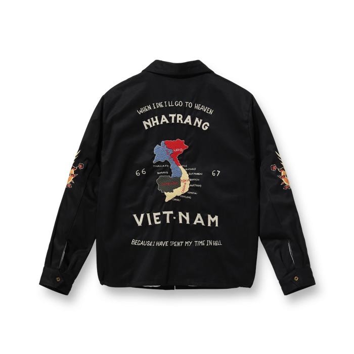 テーラー東洋 Lot No. TT15275 / Mid 1960s Style Cotton Vietnam Jacket “VIETNAM MAP” 2023年春夏 送料無料｜unique-jean｜02