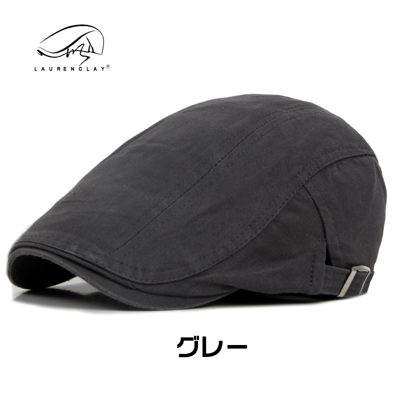 帽子 メンズ ハンチング ハット 綿 ハンチング帽 シンプル ハンチングキャップ 無地 キャスケット ファッション小物｜unique-mall｜03