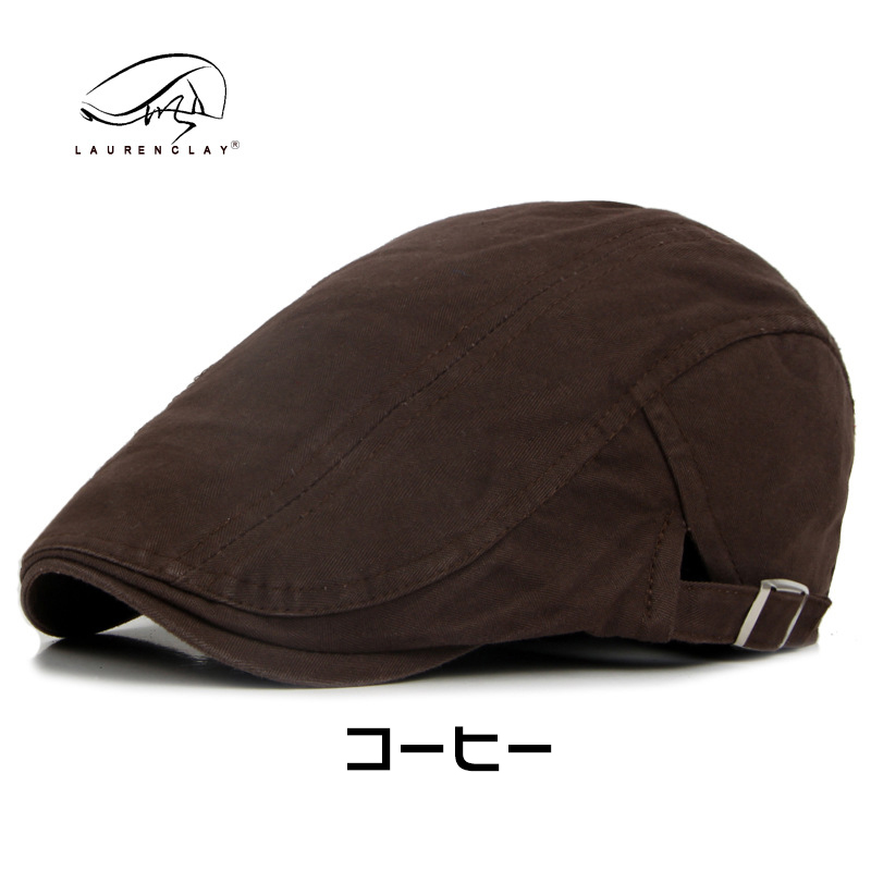 帽子 メンズ ハンチング ハット 綿 ハンチング帽 シンプル ハンチングキャップ 無地 キャスケット ファッション小物｜unique-mall｜05