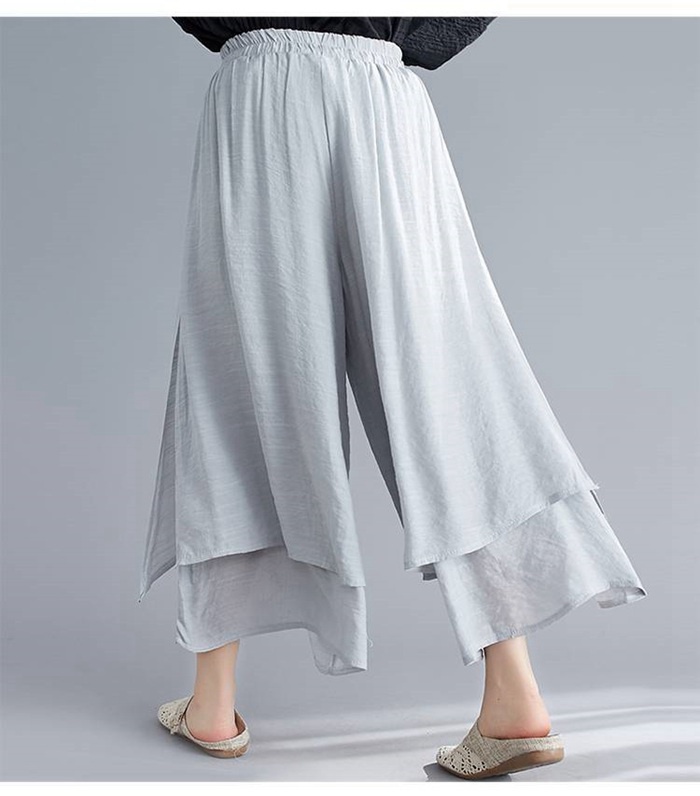 ワイドパンツ レディース ボトムス 春 夏 ロ...の詳細画像5