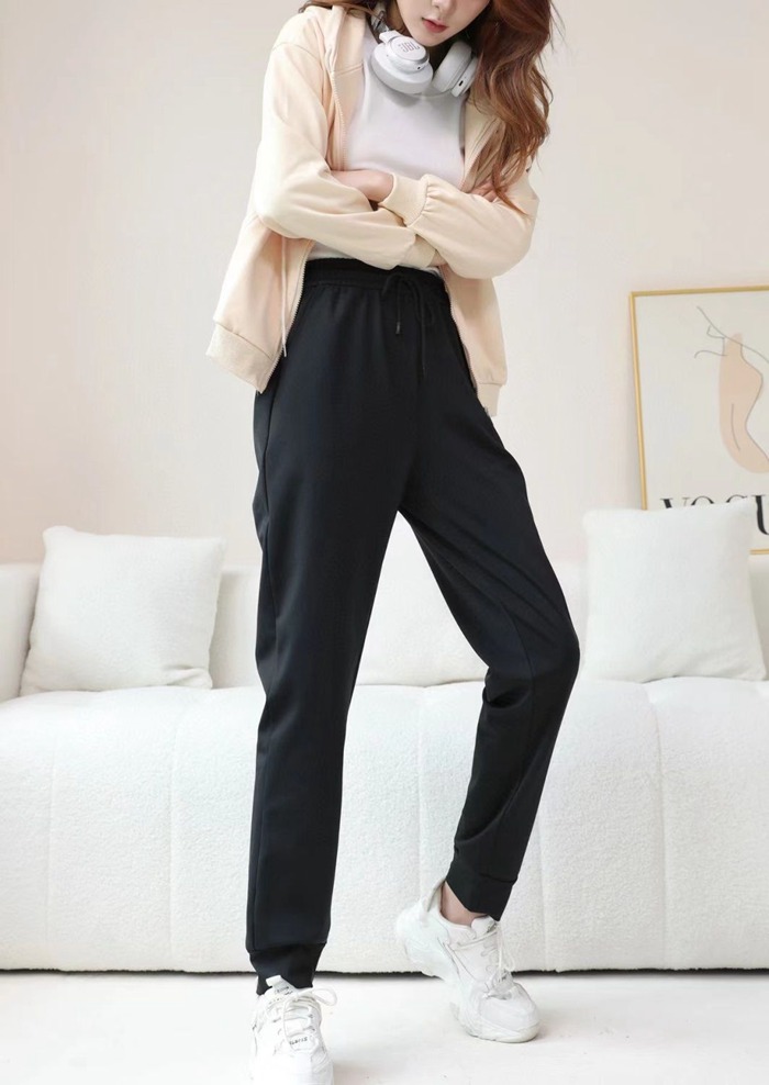 防寒パンツ 裏フリース イージーパンツ 2type裾 ジョガー ストレート