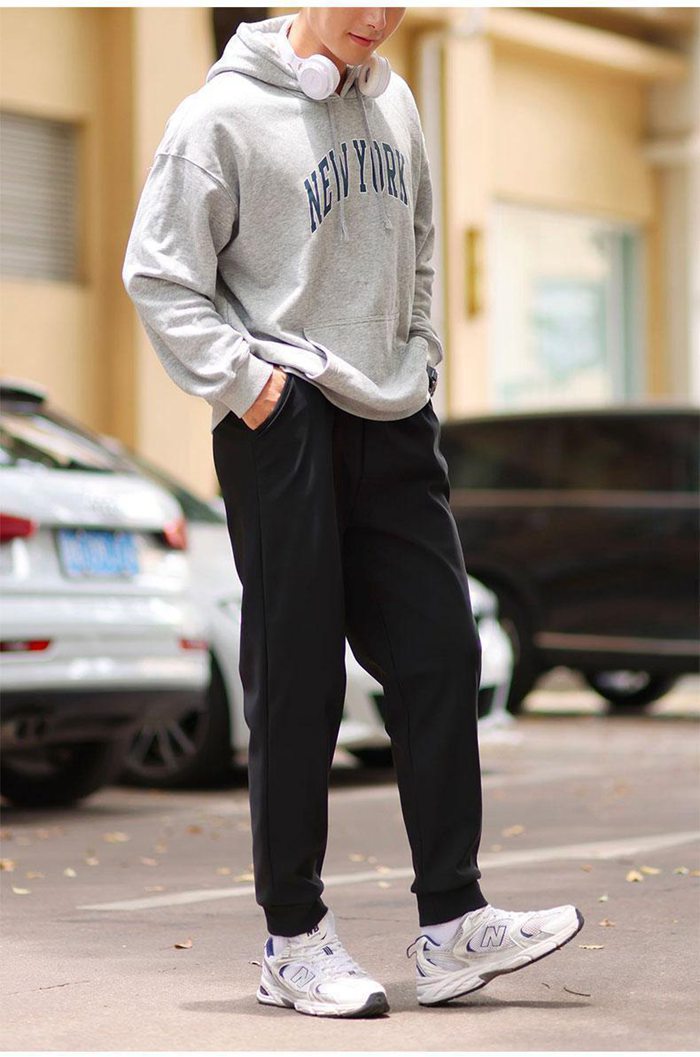 防寒パンツ 裏フリース イージーパンツ 2type裾 ジョガー ストレート