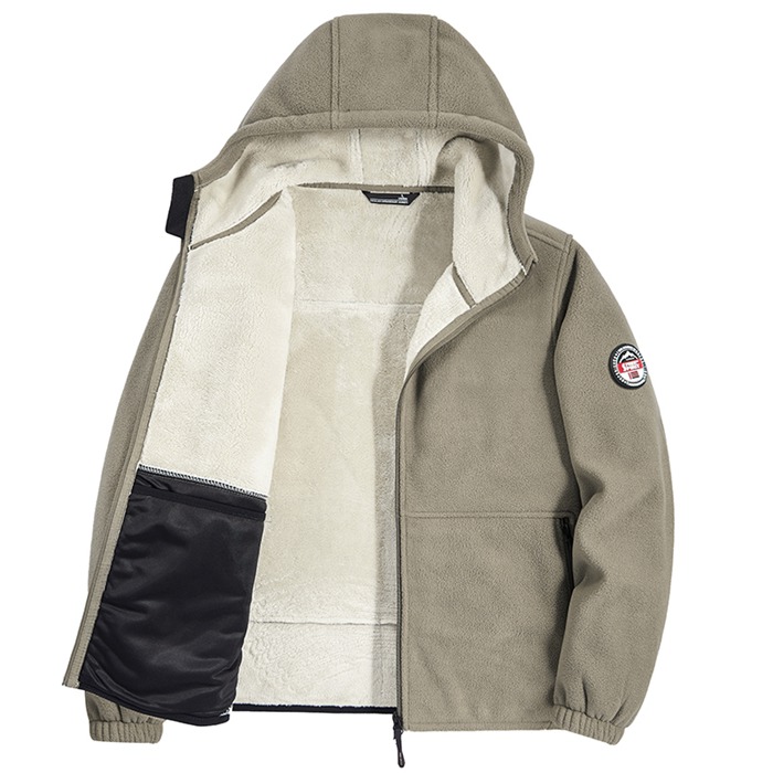 ボアジャケット 【TOMMY HILFIGER】裏ボアフードジャケット/中綿/無地 