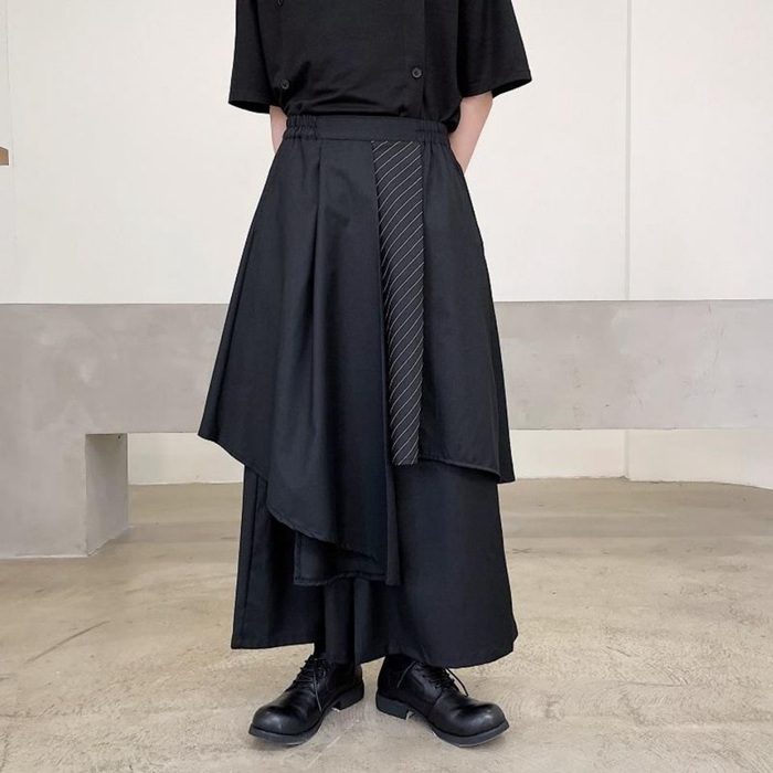 サルエルパンツ 袴パンツ 男女兼用 ワイドパンツ ゆったり