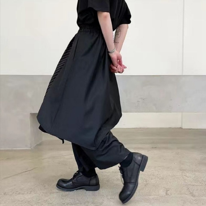 サルエルパンツ 袴パンツ 男女兼用 ワイドパンツ ゆったり