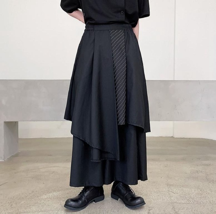 サルエルパンツ 袴パンツ 男女兼用 ワイドパンツ ゆったり