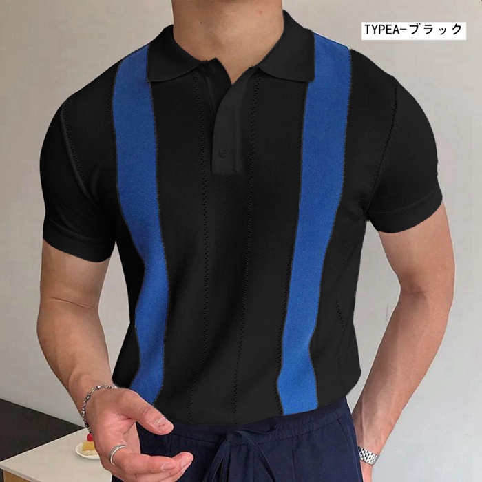 サマーニット 半袖 ニットポロシャツ ポロシャツ メンズ 父の日 プレゼント ニットtシャツ トップス 薄手 大人 カジュアル 夏服 夏物 Uyueowlay3 メンズファッション Www Velver Hu