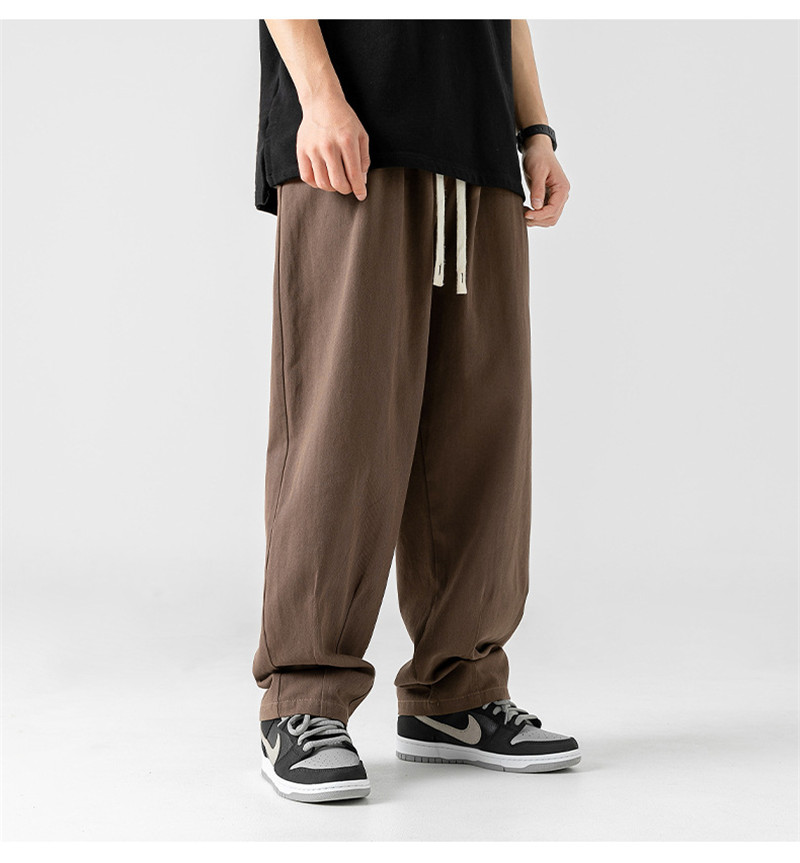 サルエルパンツ ワイドパンツ メンズ ズボン 綿100％ 春 秋サルエル