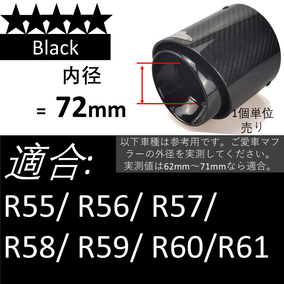 MINI（ミニ） BMW ミニクーパー F54 F55 F56系 R60 R61系カーボン調